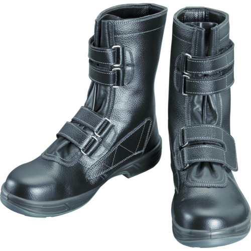 ■シモン　安全靴　長編上靴マジック式　ＳＳ３８黒　２９．０ｃｍ　SS38-29.0