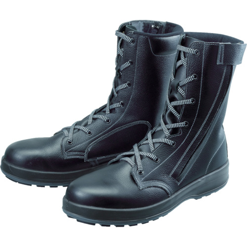 ■シモン　安全靴　長編上靴　ＷＳ３３黒Ｃ付　２６．０ｃｍ　WS33C-26.0