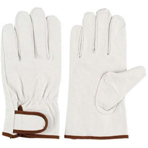 シモン　豚本革手袋マジック式７１７豚白Ｌ　PL717L　×１０双セット