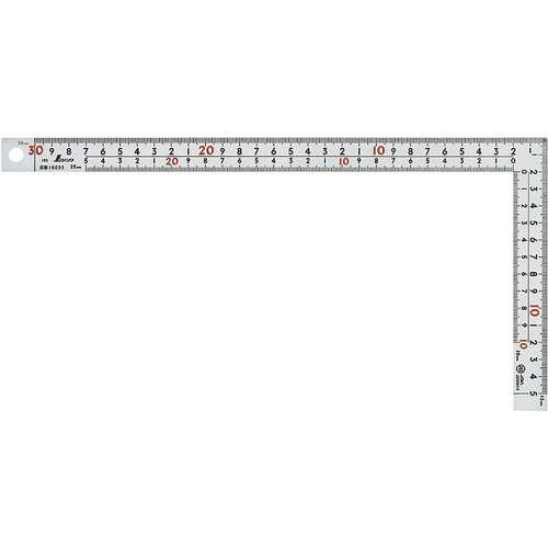 ■シンワ　曲尺　広ピタ　３０ｃｍ　表裏同目　８段目盛　ＪＩＳ 10035