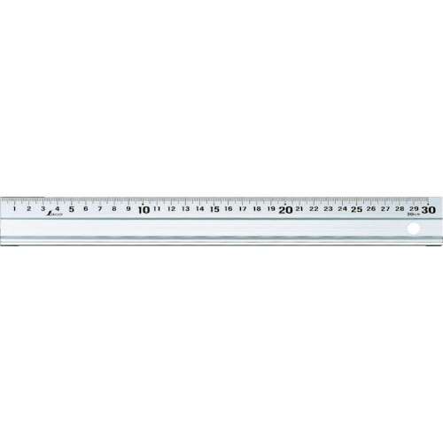 シンワ　アルミ製スケールアル助３００ｍｍスベリ止付　65331