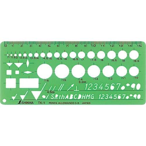 シンワテンプレート　ＴＫ‐１　仕上記号