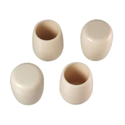 A-114パイプ脚キャップ18mm 白丸