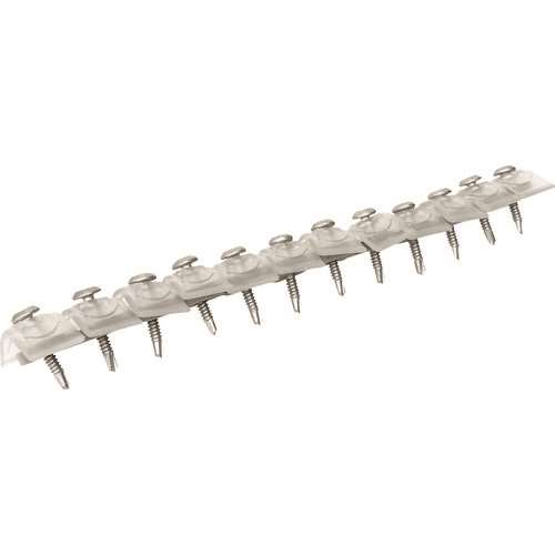 ダイドーハント　ポリカ連結波板ビス　１２本Ｘ８連（９６本入）　４．２Ｘ２５ｍｍ　クリアー　鉄下地 00045956