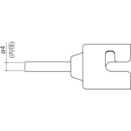 ■白光　ノズル　シングル　４ＭＭ　N5102