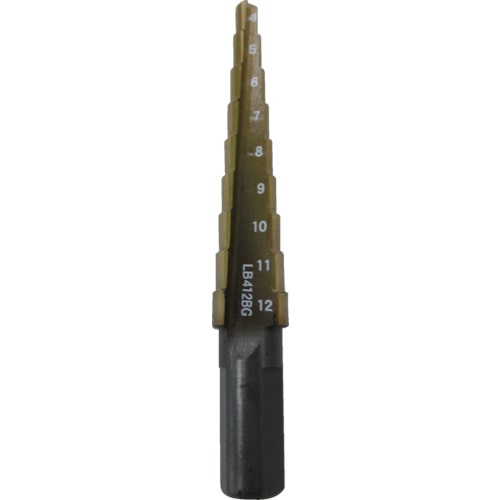 ■エビ　ステージドリル　コーティング　９段　軸径１０ｍｍ　LB412BG