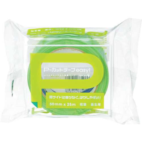 ■ＴＥＲＡＯＫＡ　Ｐ‐カットテープ　ＥＡＳＹ　４１４０Ｄ　若葉　５０ｍｍＸ２５ｍ 4140DYGR50X25