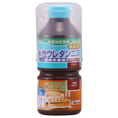 水性ウレタンニス　３００ｍｌ　マホガニー