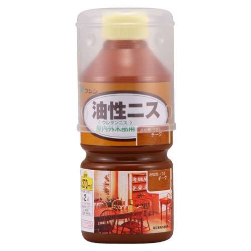 和信　油性ニス　２７０ｍｌ　チーク