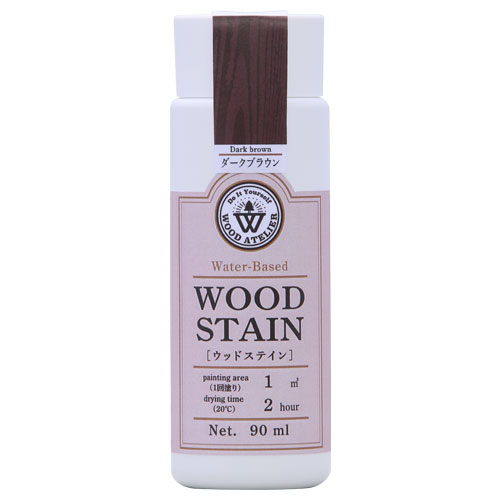 Wood Atelier ウッドステイン 90ml　WS-12 ダークブラウン