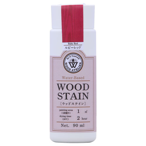 Wood Atelier ウッドステイン 90ml　WS-26 ルビーレッド