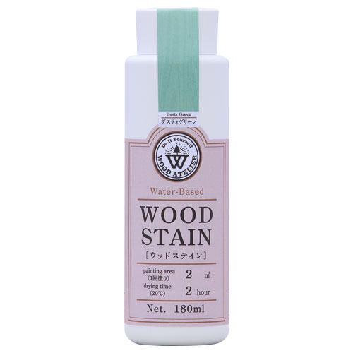 Wood Atelier ウッドステイン 180ml　WS-06 ダスティグリーン