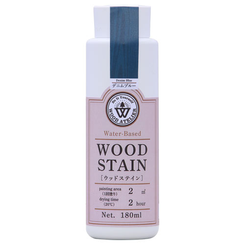 Wood Atelier ウッドステイン 180ml　WS-07 デニムブルー