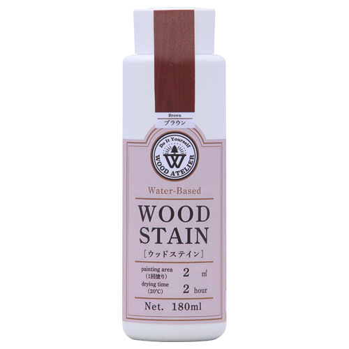 Wood Atelier ウッドステイン 180ml　WS-11 ブラウン