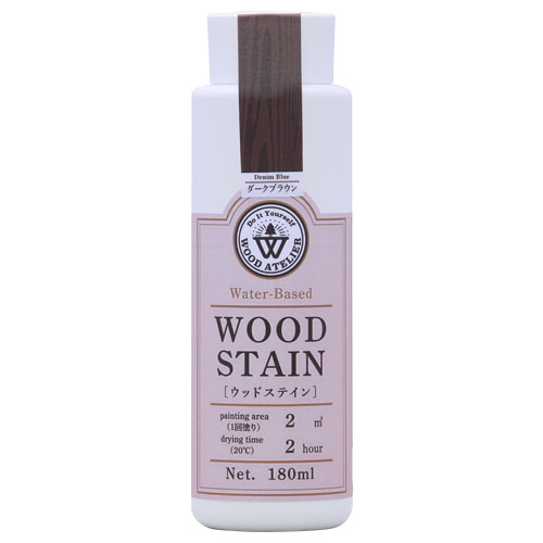 Wood Atelier ウッドステイン 180ml　WS-12 ダークブラウン