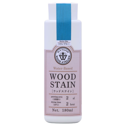 Wood Atelier ウッドステイン 180ml　WS-19 マリンブルー