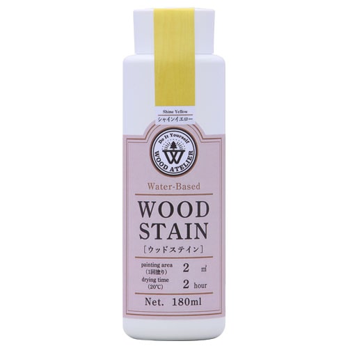 Wood Atelier ウッドステイン 180ml　WS-23 シャインイエロー