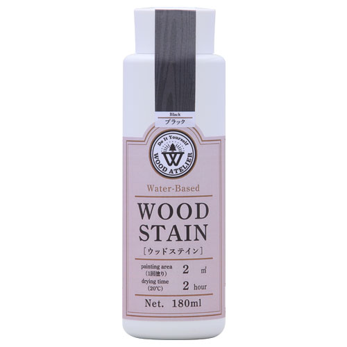 Wood Atelier ウッドステイン 180ml　WS-28 ブラック