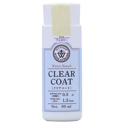 Wood Atelier クリアコート 90ml　CC-02 アイボリー