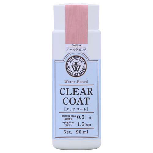 Wood Atelier クリアコート 90ml　CC-04 オールドピンク