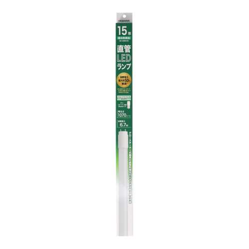 ヤザワ　ＬＥＤ直管１５Ｗ形　昼白色　グロー式　ＬＤＦ１５ＴＮ／６／１０ＫＮ