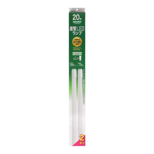 ヤザワ　ＬＥＤ直管２０Ｗ形　昼白色　グロー式２Ｐ　ＬＤＦ２０ＴＮ／７／１２ＫＮ２Ｐ