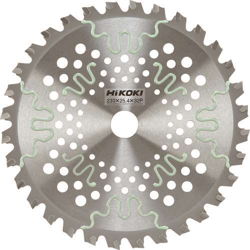 HiKOKI (ハイコーキ) 旧日立工機　刈払機用チップソー　２３０Ｘ２．２Ｘ２５．４ｍｍ　３２山　00684571