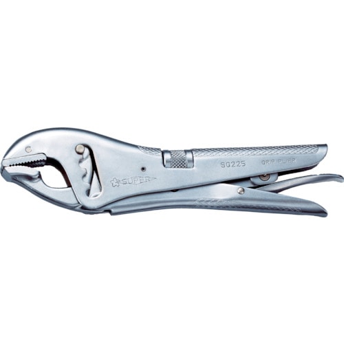 スーパー　グリッププライヤ（本体全長：２３５ｍｍ）最大締付握力：５００ｋｇ　SG225