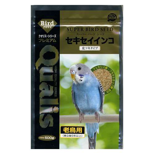 クオリス　スーパーバードセキセイ老鳥用　５００ｇ