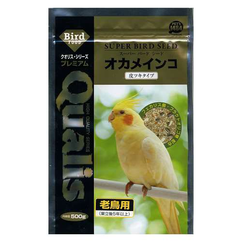 クオリス　スーパーバードオカメインコ老鳥用　５００ｇ