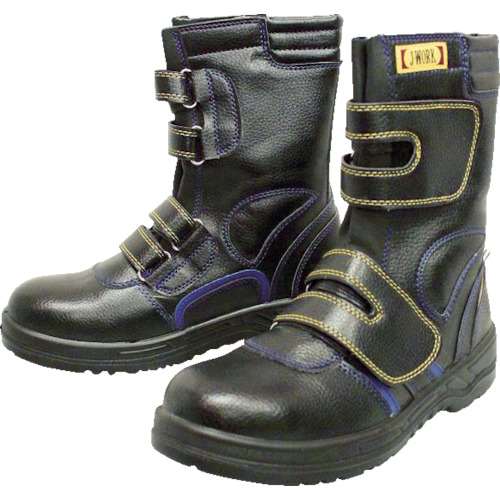 ■おたふく　安全シューズ静電半長靴マジックタイプ　２６．５ｃｍ　JW773265