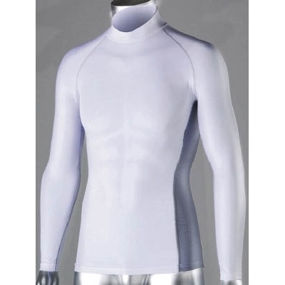 おたふく　冷感　消臭　パワーストレッチ長袖ハイネックシャツ　ホワイト　Ｍ　JW625WHM