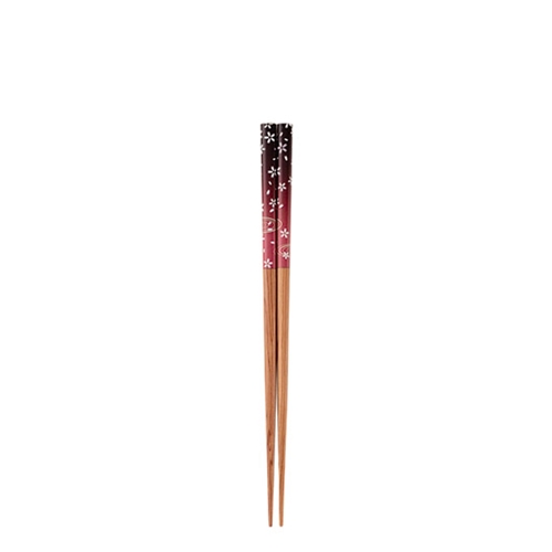 先角箸　水面桜　20.5cm