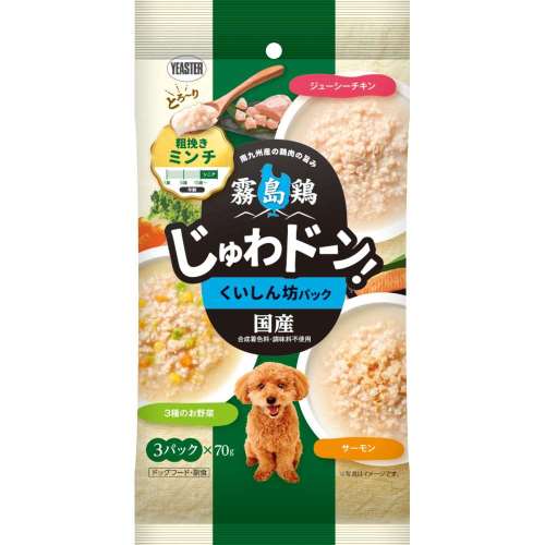 イースター　霧島鶏　じゅわドーン！　粗挽きミンチ　くいしん坊パック　７０ｇ×３Ｐ