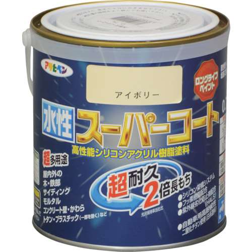 アサヒペン　水性スーパーコート　０．７Ｌ　アイボリー 414250