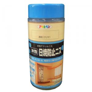 アサヒペン(Asahipen) 水性日焼防止ニス　透明　３００ｍｌ