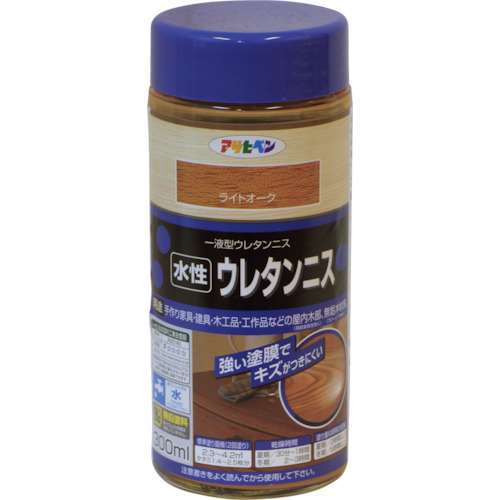 アサヒペン　水性ウレタンニス　３００ＭＬ　ライトオーク 447630