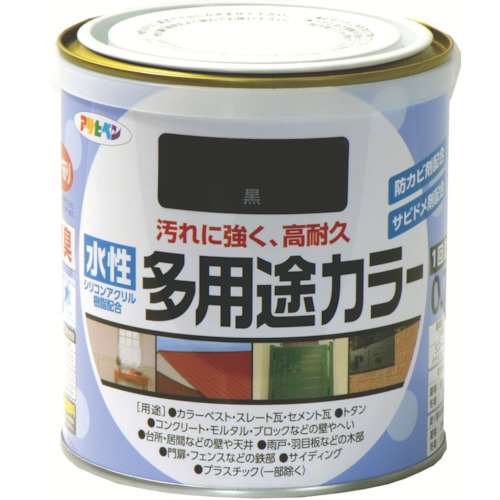 ■アサヒペン(Asahipen) 水性多用途カラー　０．７Ｌ　黒　460929