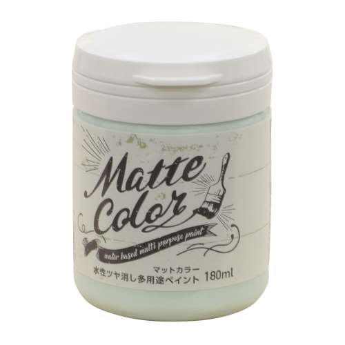 アサヒペン　水性ツヤ消し多用途ペイントマットカラー　180ｍｌ　ミントシャーベット