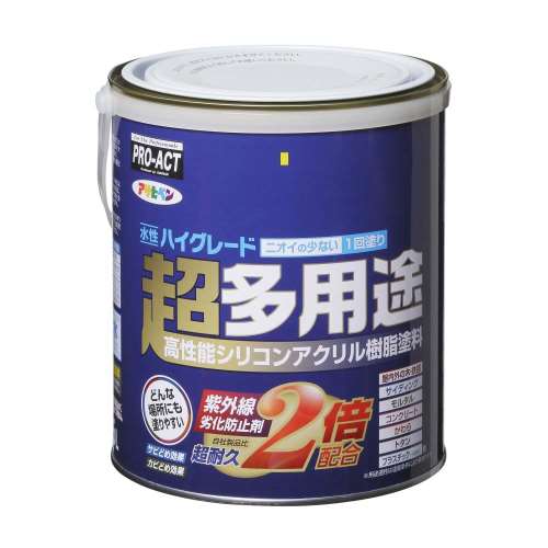 アサヒペン　水性多用途ＨＧ　１．６Ｌ　チョコレート色