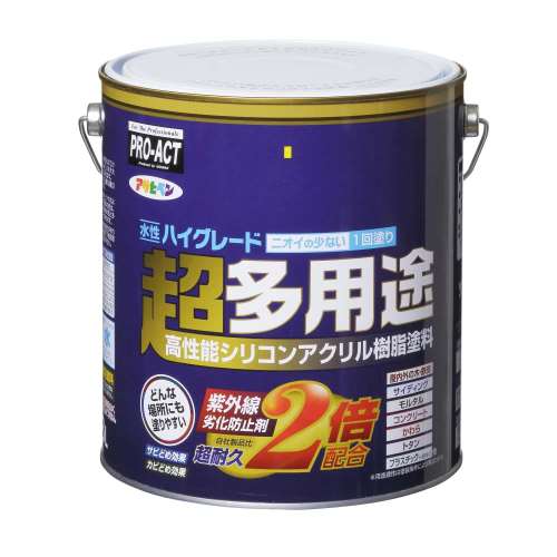 アサヒペン　水性多用途ＨＧ　３Ｌ　白