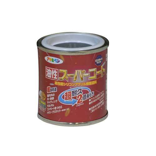 アサヒペン(Asahipen) 油性スーパーコート　１／１２Ｌ　オータムブラウン