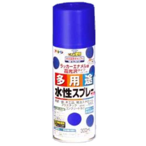 アサヒペン(Asahipen) 水性多用途スプレー　スカイブルー　３００ｍｌ