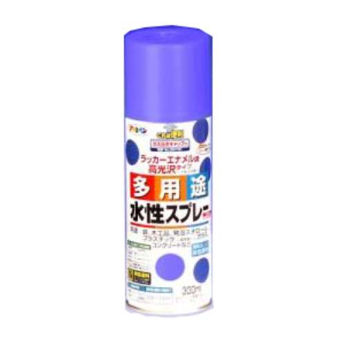 アサヒペン(Asahipen) 水性多用途スプレー　ラベンダー　３００ｍｌ