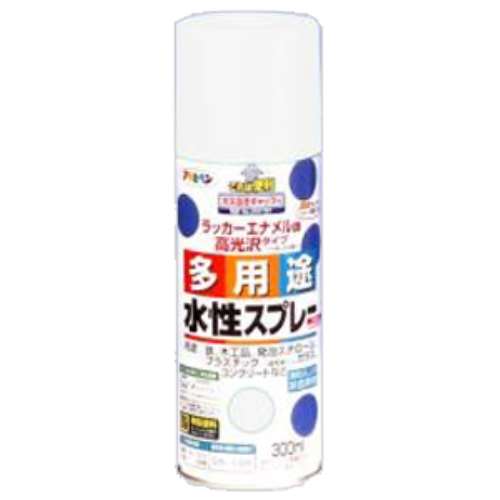 アサヒペン(Asahipen) 水性多用途スプレー　クリア　３００ｍｌ