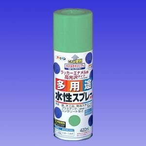 アサヒペン(Asahipen) 水性多用途スプレー　カジュアルグリーン　４２０ｍｌ