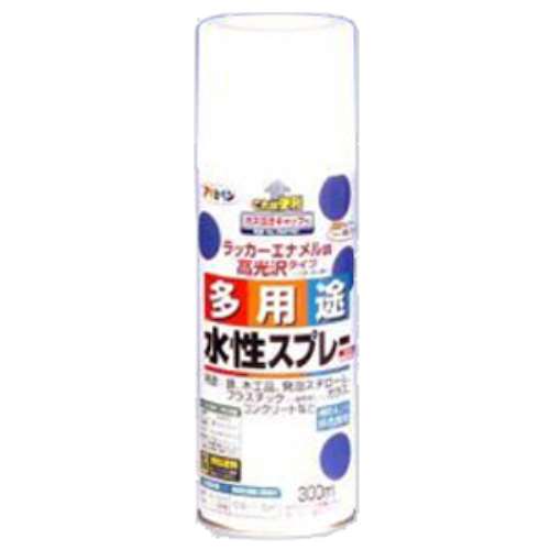 アサヒペン(Asahipen) 水性多用途スプレー　つや消し白　４２０ｍｌ