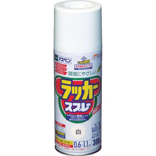 アサヒペン(Asahipen) アスペンラッカースプレー３００ｍｌ　白　568007