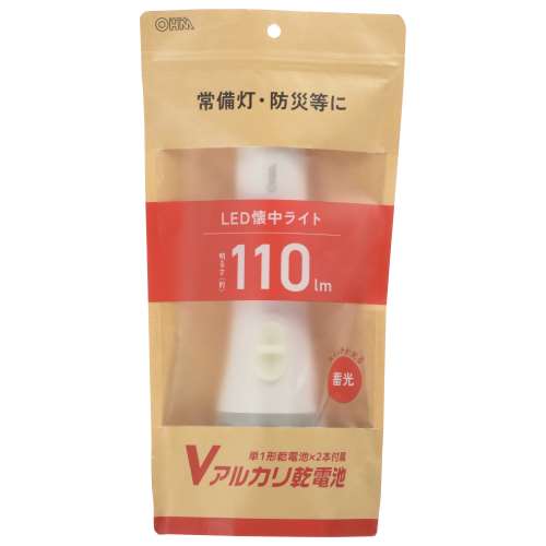 オーム電機　Ｖ電池付ＬＥＤライト　ＬＨＰ‐１２１１Ｃ７