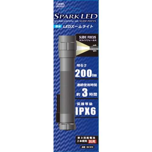 オーム電機　ＬＥＤトーチライト　Ｙ４ＷＺ　ＬＤＡ‐Ｙ４ＷＺ‐Ｓ２